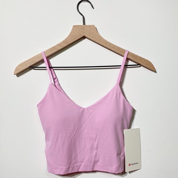 Lululemon Align Cropped Cami Tank Vita Pink - Picture 1 of 6